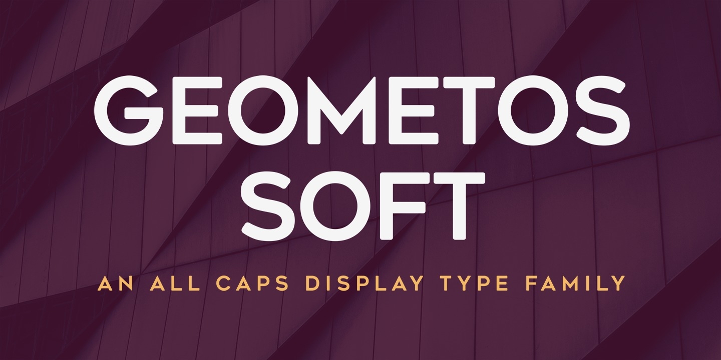 Example font Geometos Soft #1